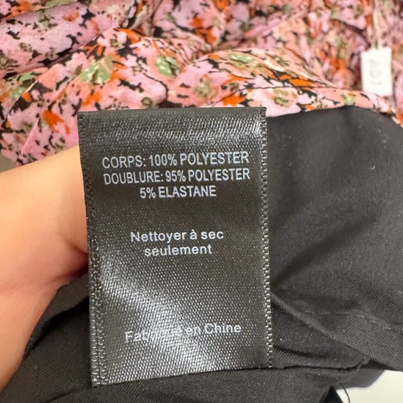 NWT! ASTR the Label Toni Tie Neck Peplum Top - Picture 11 of 12